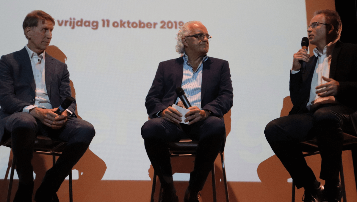 vlnr; Paul De Knop, Marc Noppen, Paul Hegge